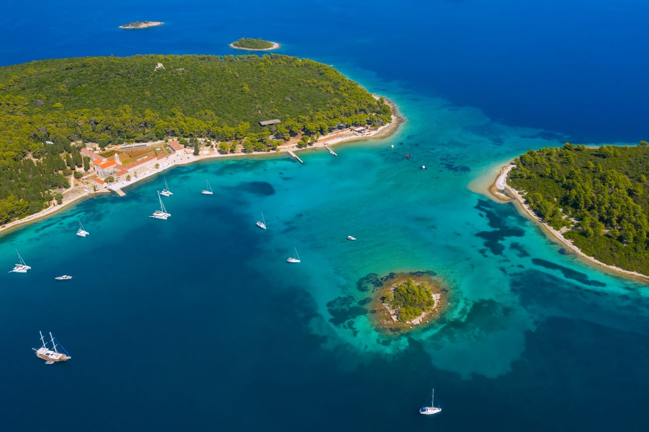 Famouse beaches Korčula